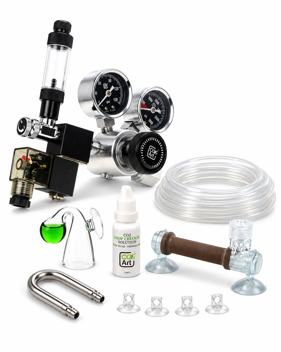 Sistema Completo de CO2 para Aquário Pro-SE Series com Difusor Flux_ Interno